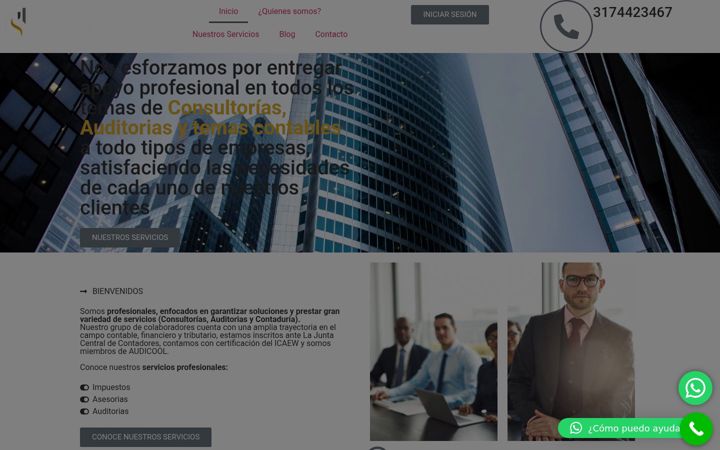 Screenshot of fxauditores.com