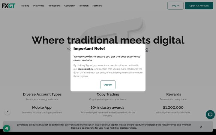 Screenshot of fxgt.com