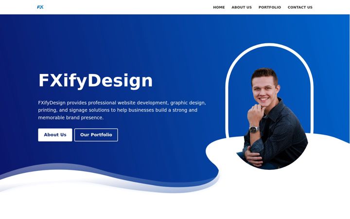 Screenshot of fxifydesign.com