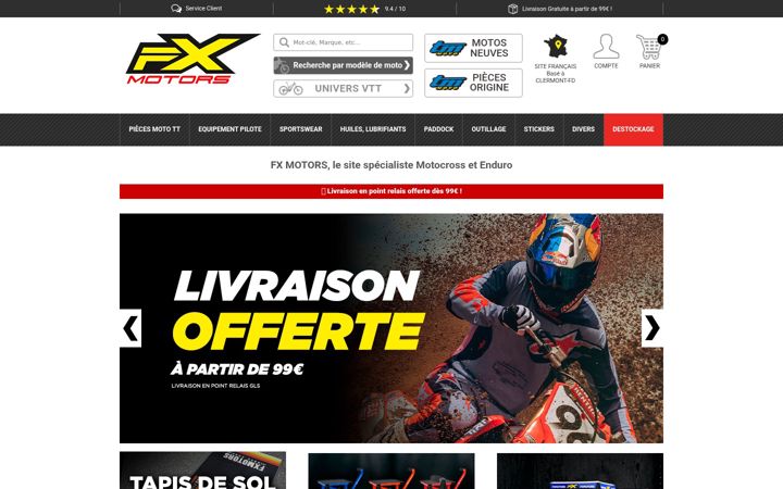 Screenshot of fxmotors.fr
