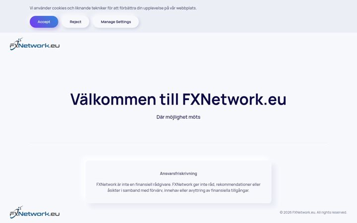 Screenshot of fxnetwork.eu