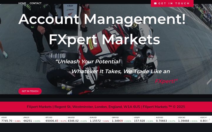 Screenshot of fxpertmarkets.com