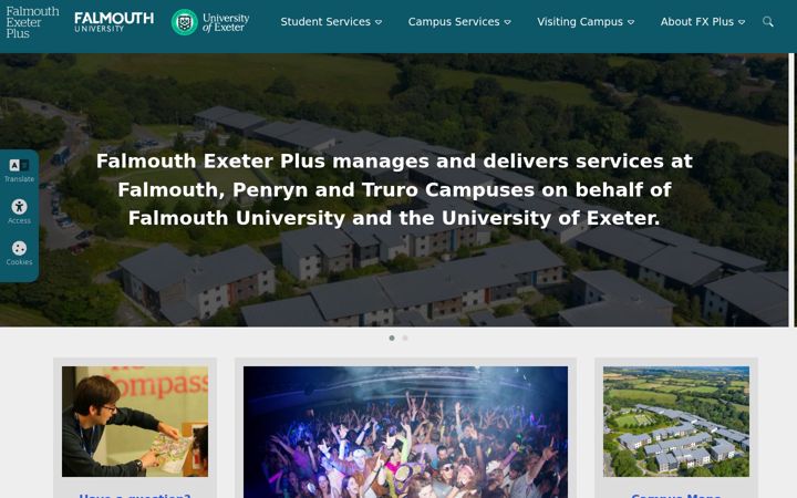 Screenshot of fxplus.ac.uk