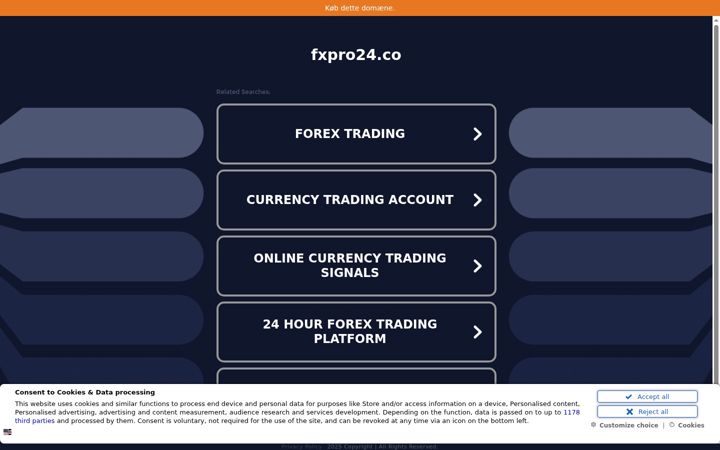Screenshot of fxpro24.co