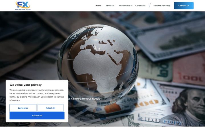 Screenshot of fxremitsolutions.com