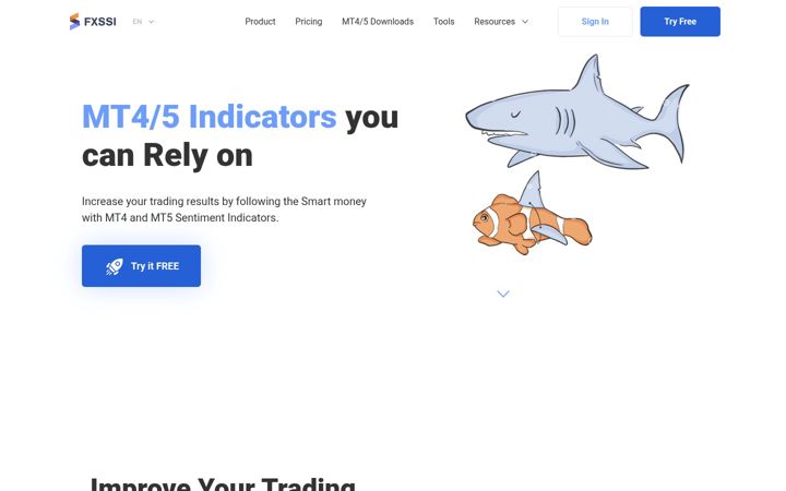 Screenshot of fxssi.com