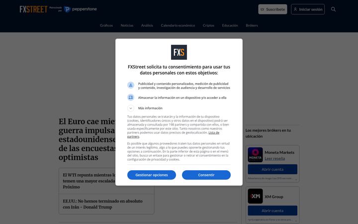 Screenshot of fxstreet.es