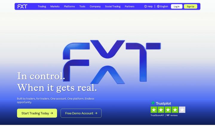 Screenshot of fxtrading.com