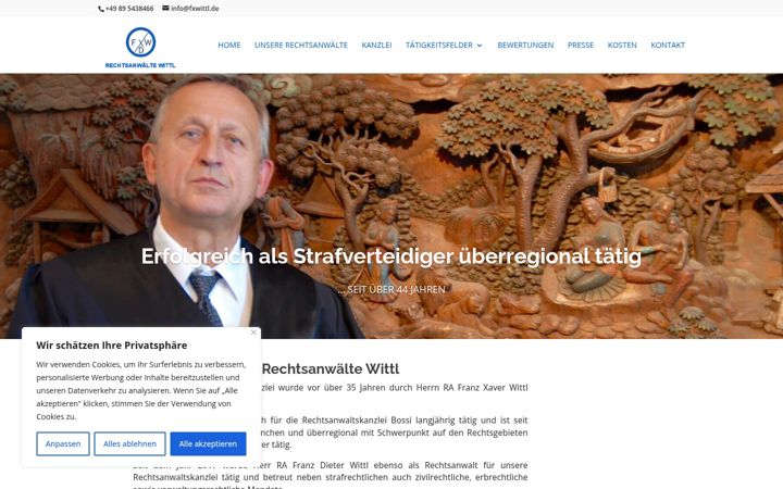 Snímek obrazovky fxwittl.de