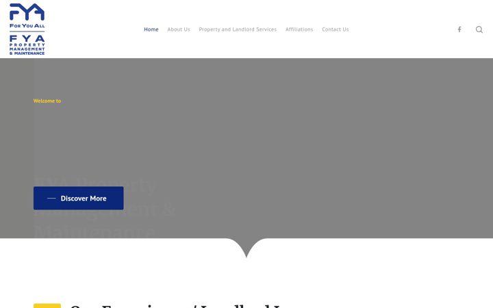Screenshot of fyaproperty.co.uk