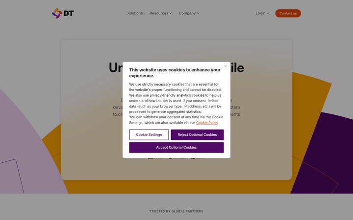 Snímek obrazovky fyber.com