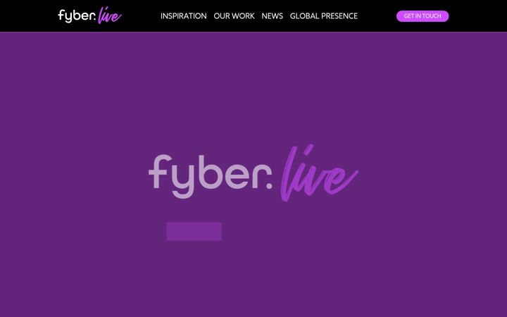 Screenshot of fyber.live