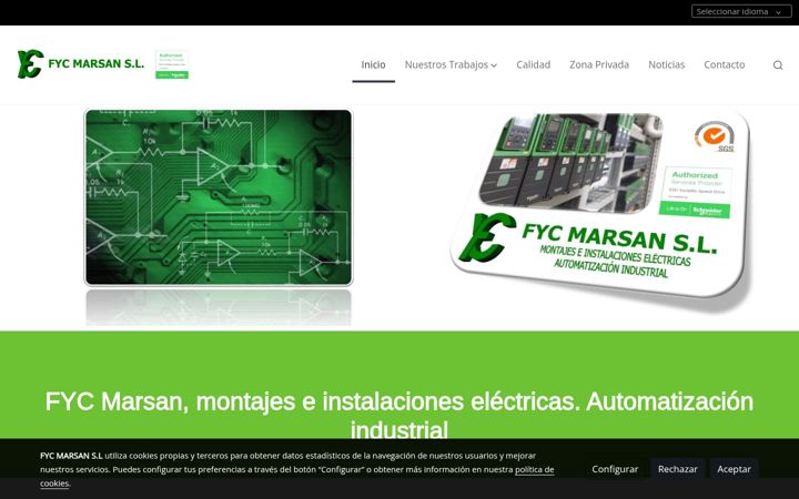 Screenshot of fycmarsan.es
