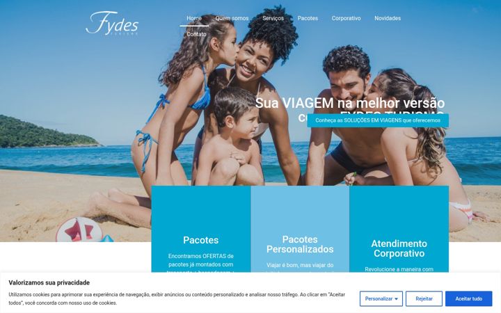 Screenshot of fydesturismo.com.br