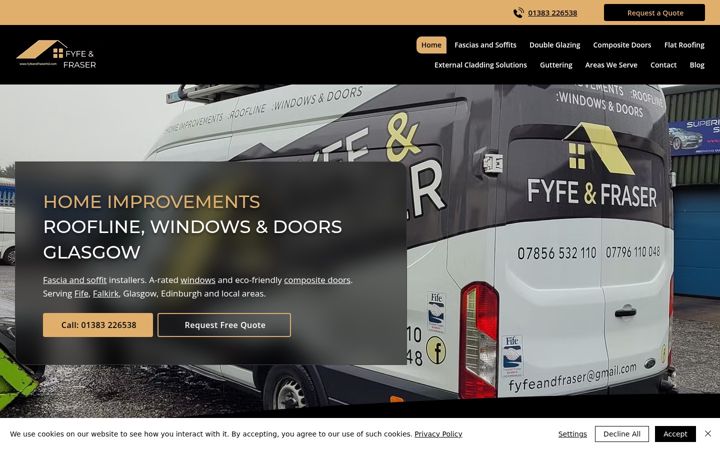 Screenshot of fyfeandfraserltd.com