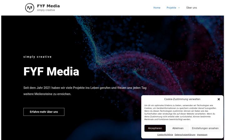 Snímek obrazovky fyfmedia.de