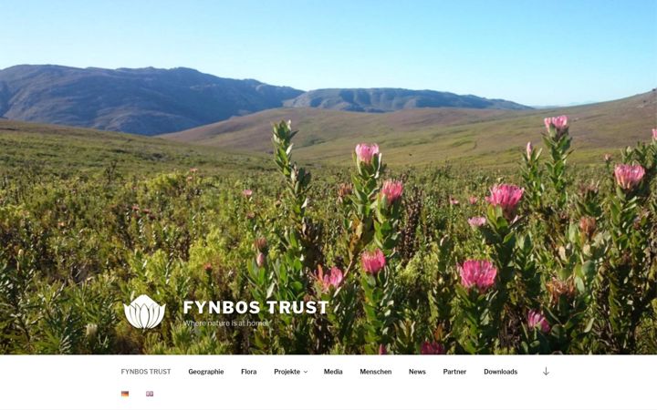 Screenshot of fynbos-trust.org