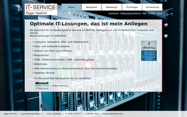 Screenshot of fynnhedrich.de