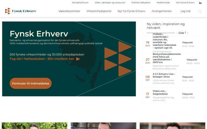 Captura de ecrã de fynskerhverv.dk