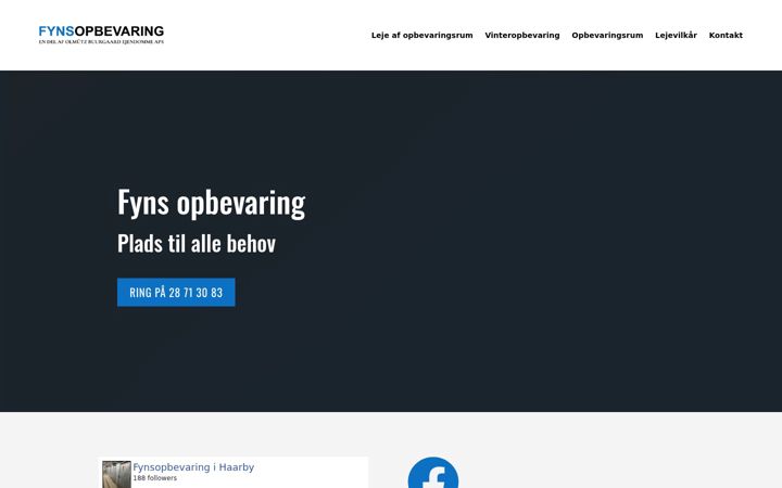 Zrzut ekranu fynsopbevaring.dk