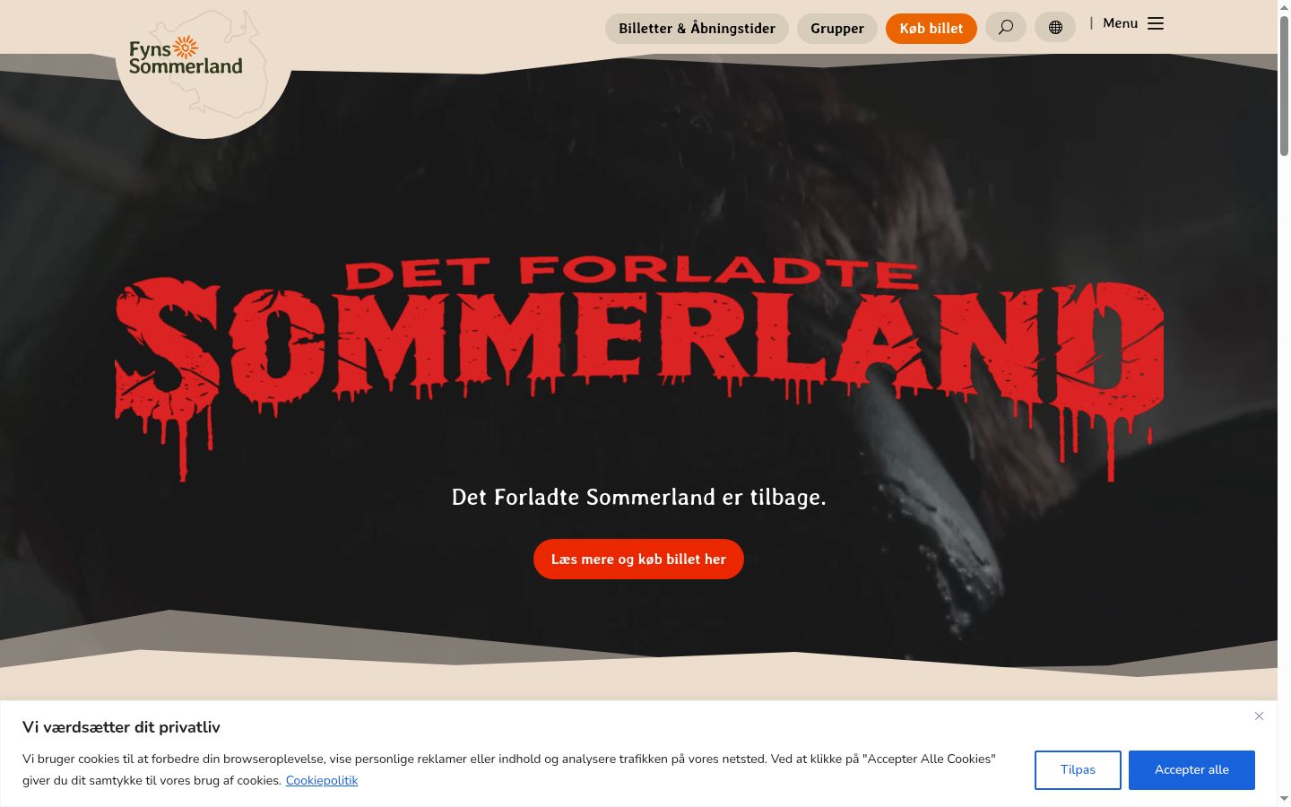 Screenshot des Einwilligungsbanners vor jeglicher Interaktion