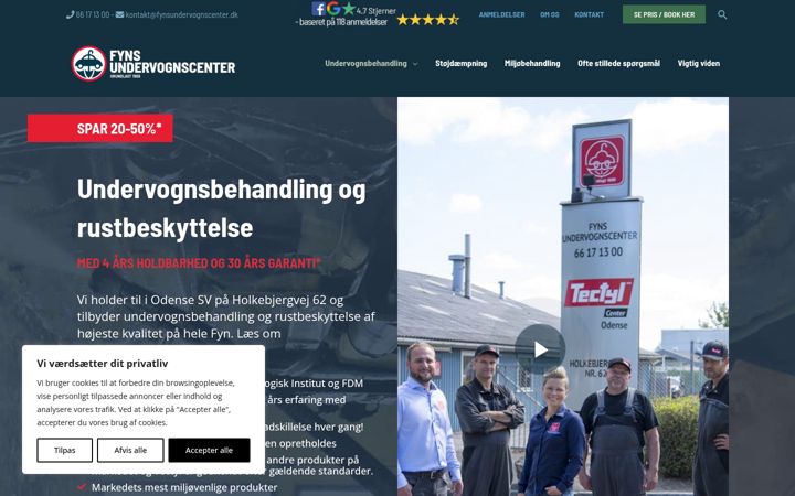 Screenshot of fynsundervognscenter.dk
