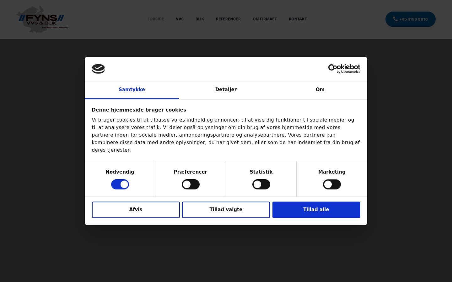 Capture d'écran de la bannière de consentement affichée avant toute interaction