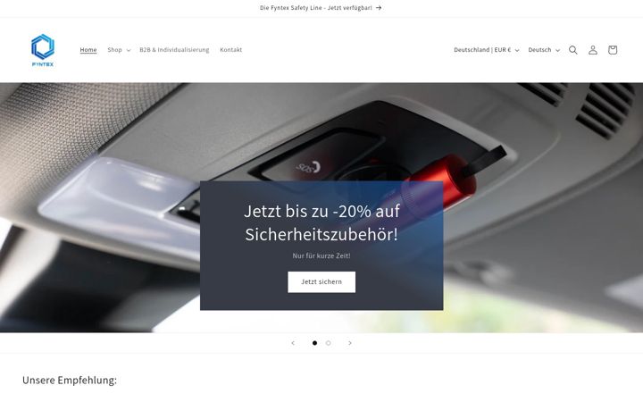 Screenshot of fyntex.de