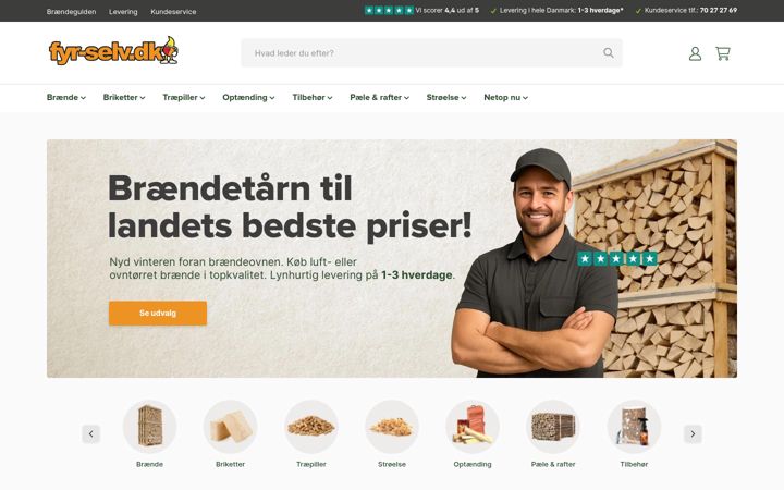 Screenshot of fyr-selv.dk