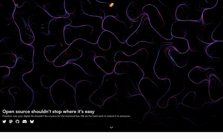 Screenshot of fyralabs.com