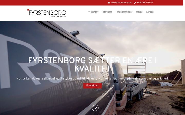 Screenshot of fyrstenborg.com