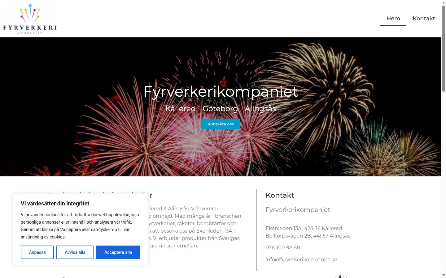 Ekraanipilt nõusolekubännerist, mida näidati enne mis tahes suhtlust