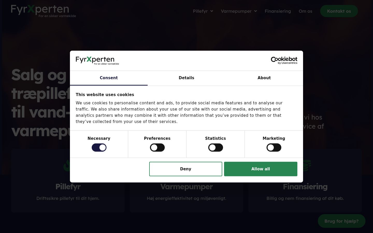 Sutikimo reklamjuostės, rodytos prieš bet kokią sąveiką, ekrano kopija