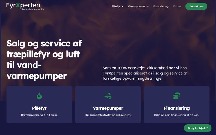 Screenshot of fyrxperten.dk