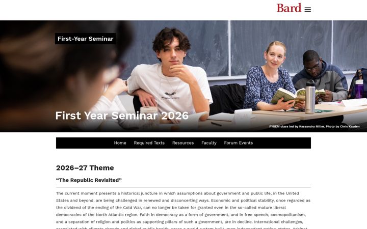 Zrzut ekranu fys.bard.edu