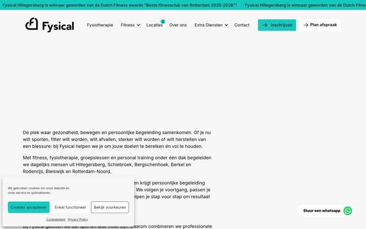 Screenshot of fysical.nl
