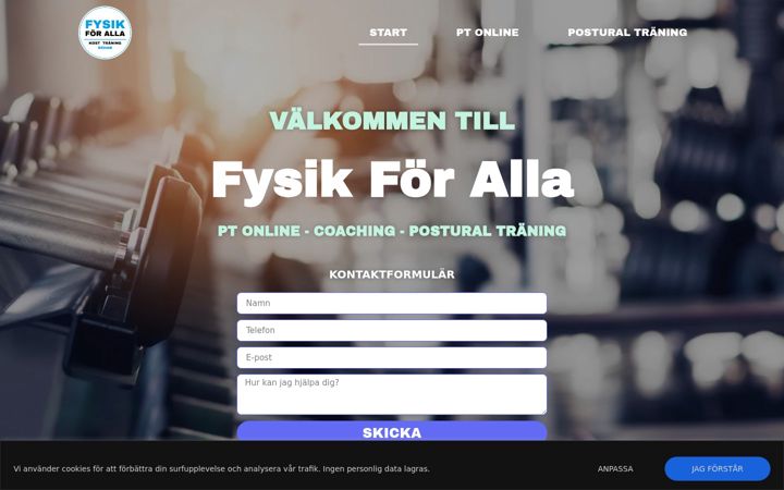 Screenshot of fysikforalla.se