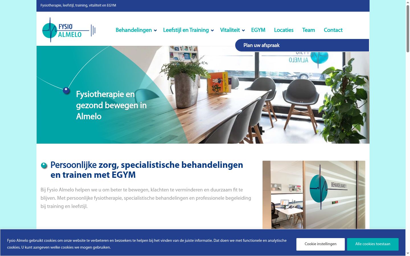 Screenshot des Einwilligungsbanners vor jeglicher Interaktion