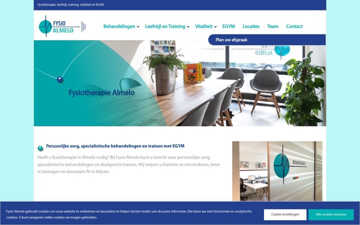 Screenshot of fysio-almelo.nl