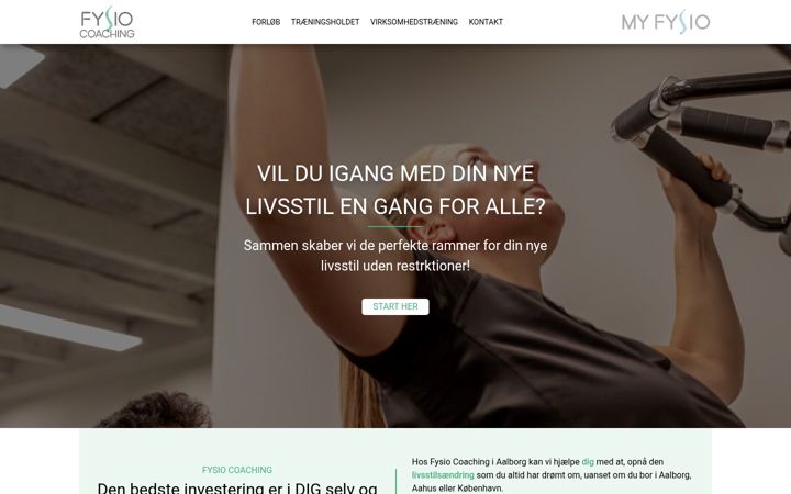 Screenshot of fysiocoaching.dk