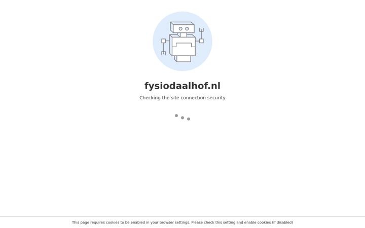 Screenshot of fysiodaalhof.nl