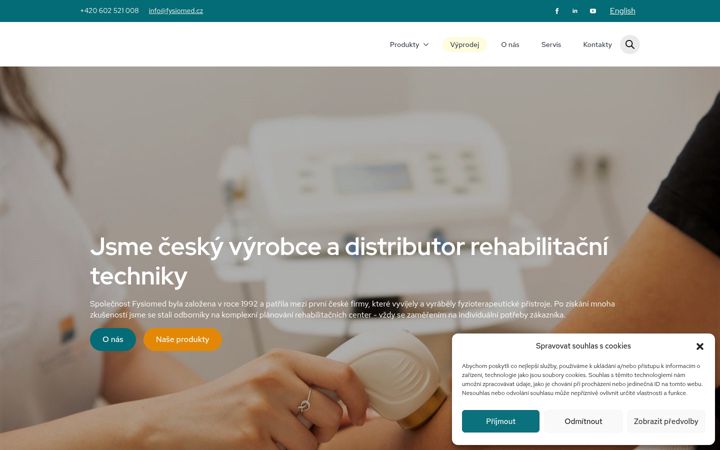 Screenshot of fysiomed.cz