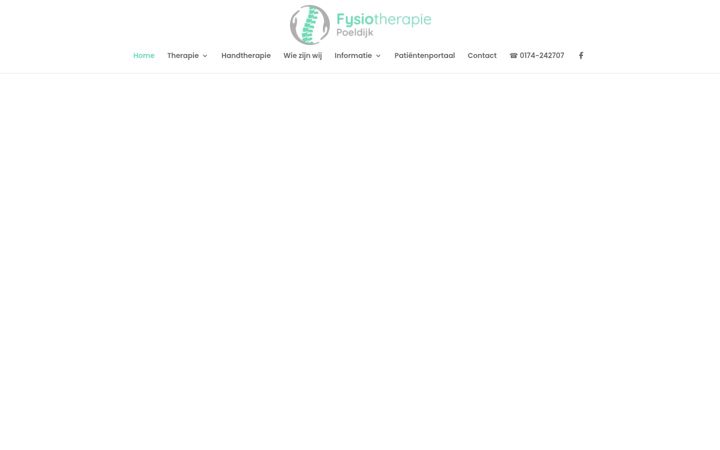 Screenshot of fysiopoeldijk.nl