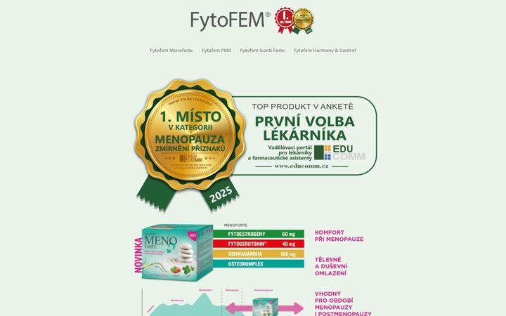 Screenshot of fytofem.cz