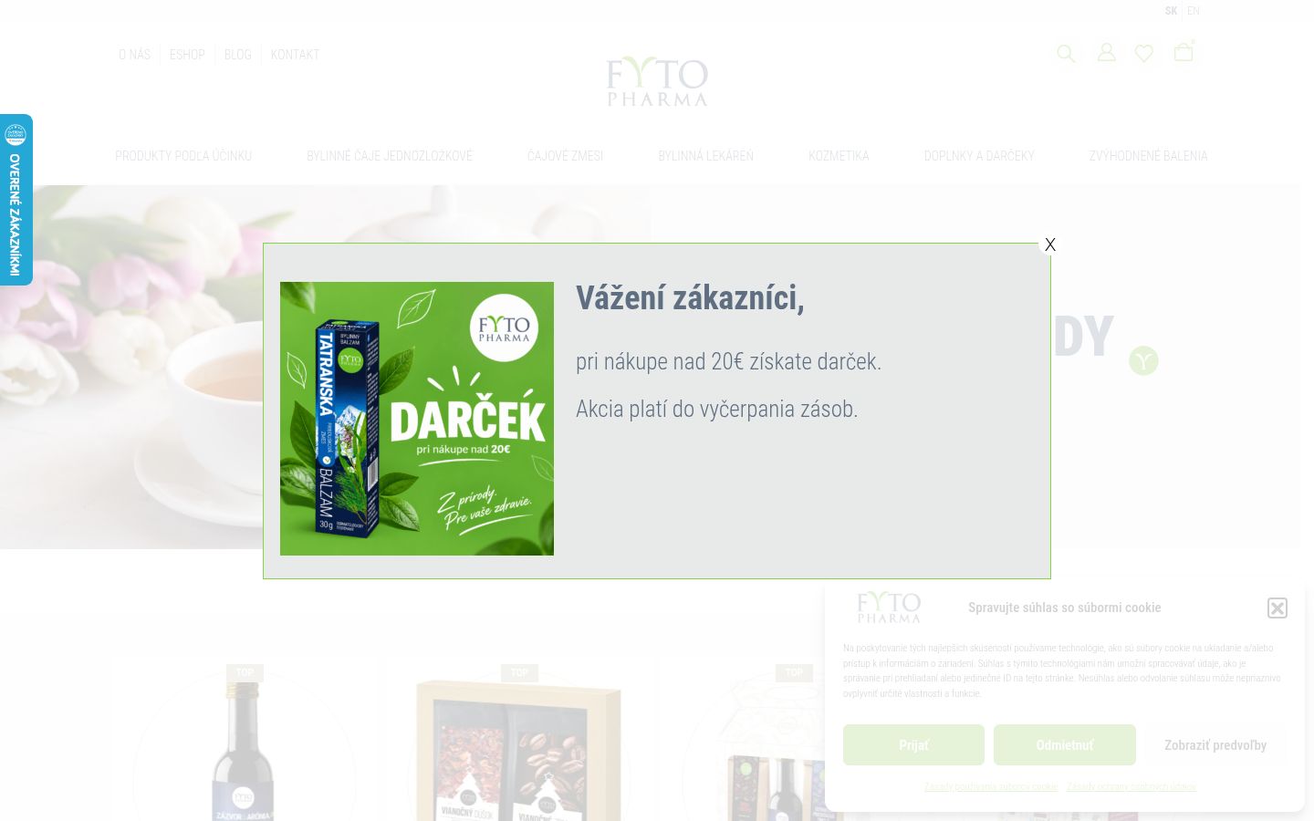 Snímek obrazovky baneru souhlasu zobrazeného před jakoukoli interakcí