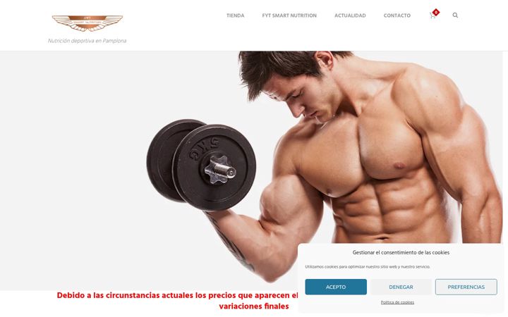 Screenshot of fytsmartnutrition.com