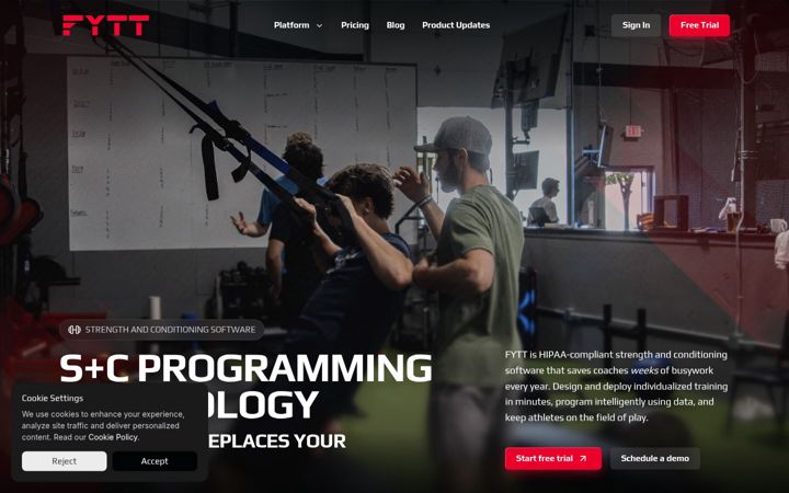 Screenshot of fytt.io