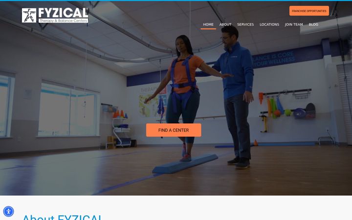 Screenshot of fyzical.com