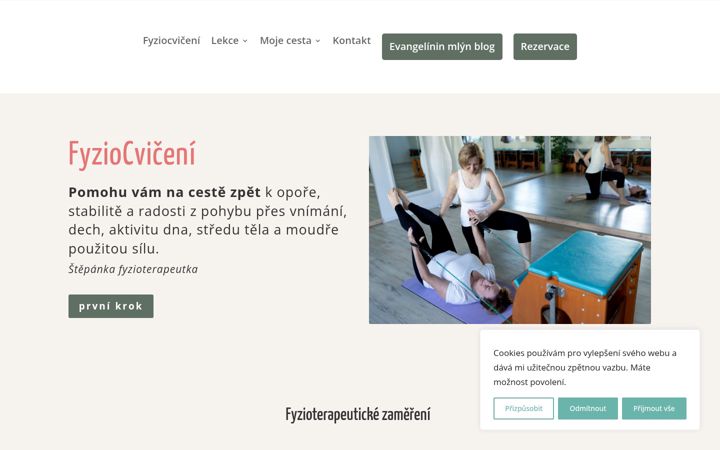 Screenshot of fyziocviceni.cz