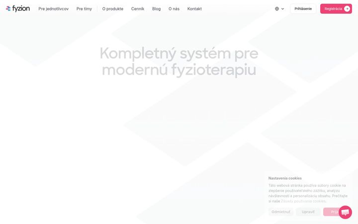 Snímek obrazovky fyzion.sk